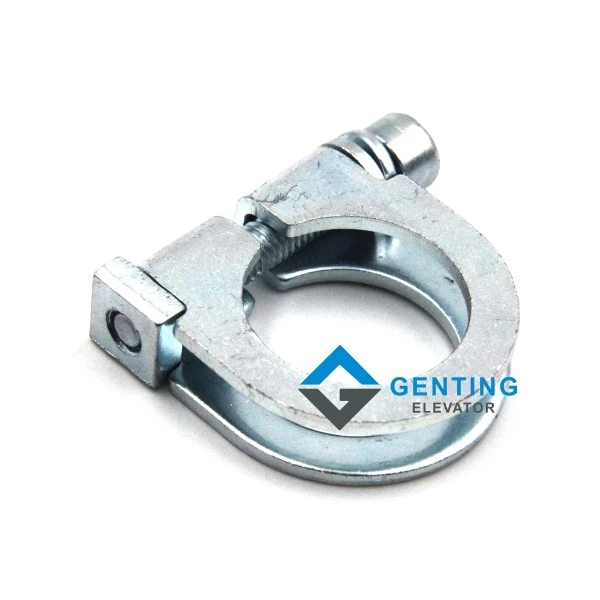 Escalator shaft clamp ring